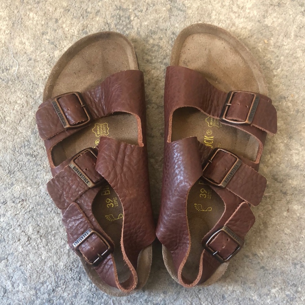Milano Cortina Brown Birkenstocks